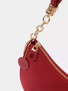 Cartera De Hombro Negra Agos/ JUANITA JO - comprar online