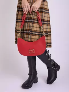 Cartera De Hombro Negra Agos/ JUANITA JO - Azzaro Lanús