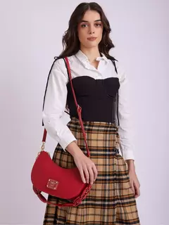 Cartera De Hombro Negra Agos/ JUANITA JO en internet