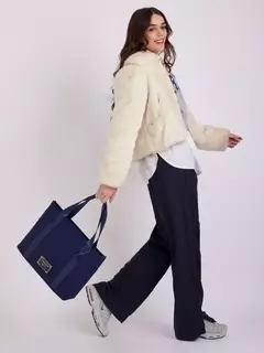 Cartera Azul Ivy/ JUANITA JO - comprar online