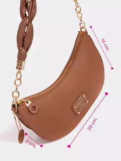 Cartera De Hombro Negra Agos/ JUANITA JO - Azzaro Lanús