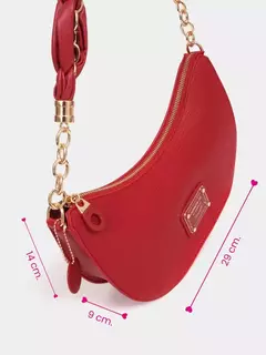 Cartera De Hombro Roja Agos / JUANITA JO en internet