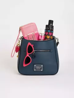 Cartera De Hombro Milán Bordeaux / Juanita Jo - Azzaro Lanús