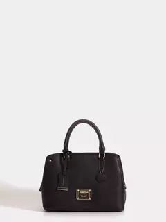 Cartera De Mano Mediana Negra Venecia/ Juanita Jo