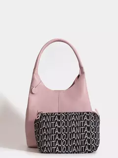 Cartera Rosa Málaga/ Juanita Jo - Azzaro Lanús
