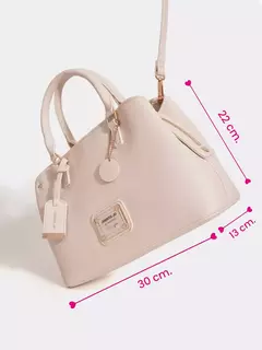 Cartera De Mano Mediana Tiza Venecia/ Juanita Jo - comprar online