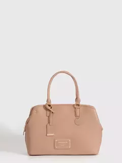 Cartera De Mano Grande Tiza Venecia Vison/ Juanita Jo