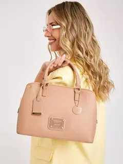 Cartera De Mano Mediana Tiza Venecia/ Juanita Jo - tienda online