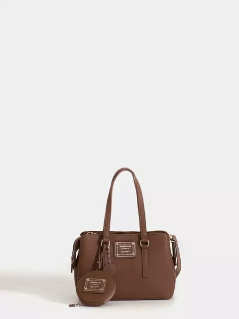 Cartera Mediana Marrón Julieta/ JUANITA JO