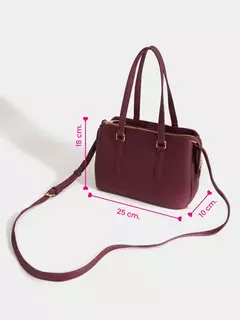 Cartera Mediana Marrón Julieta/ JUANITA JO - tienda online
