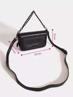 Bandolera Negra Amanda/ JUANITA JO - comprar online