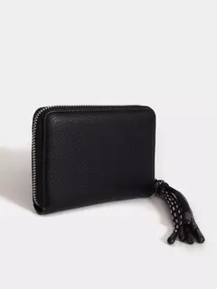 Billetera Chica Rosa Con Tiracierre De Cordones /JUANITA JO - tienda online