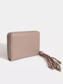 Billetera Chica Rosa Con Tiracierre De Cordones /JUANITA JO - Azzaro Lanús