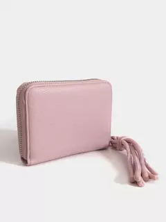 Billetera Chica Visón Con Tiracierre De Cordones/ JUANITA JO - tienda online
