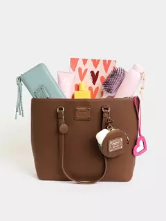 Cartera Grande Marrón Julieta/ JUANITA JO - Azzaro Lanús