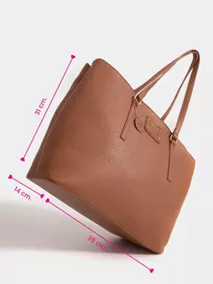 Cartera Grande Camel Julieta / JUANITA JO - comprar online