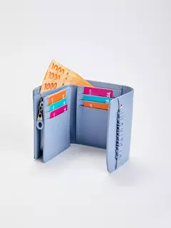 Billetera Chica Celeste Con Aplique De Juanita Jo/ JUANIYTA JO - comprar online
