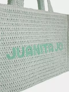 Cartera De Playa Menta Mallorca/JUANITA JO - Azzaro Lanús