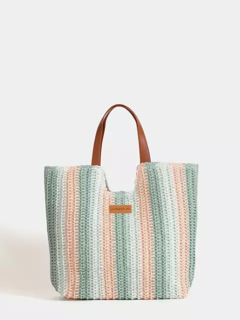 Cartera De Playa Pastel Santorini - comprar online