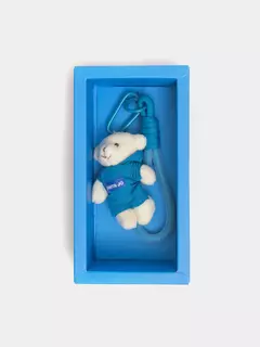 Llavero Charm Oso Peluche Celeste Manu/ JUANITA JO - comprar online