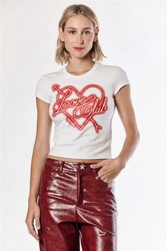 Remera Park LOVE CLUB / Melocoton