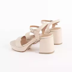 Sandalias Amelie Nude 100% Cuero | Manetti - tienda online