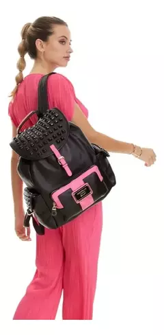 Imagen de Mochila Para Notebook De "14 Negra Y Fucsia Mari Curie/ Juanita Jo