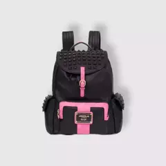 Mochila Para Notebook De "14 Negra Y Fucsia Mari Curie/ Juanita Jo