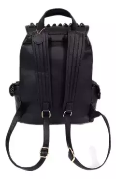 Mochila Para Notebook De "14 Negra Y Fucsia Mari Curie/ Juanita Jo - Azzaro Lanús