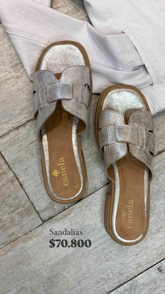 sandalia hermes / canela - comprar online