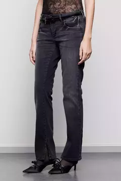 PANTALON GABY ST SPLIT NEW BLACK/ TUCCI - comprar online