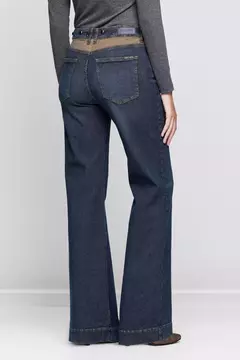 PANTALON JADE WIDE LEG BLUE /TUCCI - Azzaro Lanús