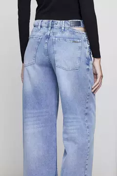 PANTALON WIDE CUT OUT NEW BLUE/ TUCCI - tienda online