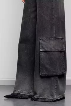 PANTALON GABY CARGO BLACK/ TUCCI en internet