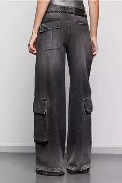PANTALON GABY CARGO BLACK/ TUCCI - Azzaro Lanús
