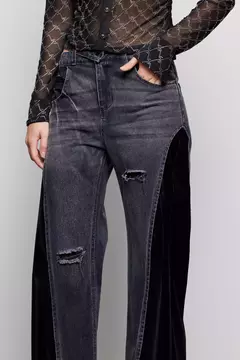 PANTALON WIDE LEG CUT OUT NIGHT/ TUCCI en internet