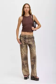 PANTALON AMELI PRINT FOIL/ TUCCI