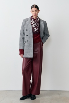 Pantalon Ecocuero Ancho / Ver - comprar online