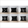 Almohadones 40x40 RÚSTICOS Colección Negro