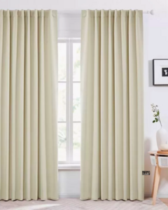 Jgos. Cortinas BLACKOUT VINÍLICO 100% Oscuridad 2M - DECO OCHENTA