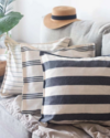 Fundas 40x40 TUSOR Rayados con Pestaña - comprar online