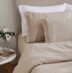 Jgos. Sábanas QUEEN SIZE ALCOYANA Broderie 600 Hilos - tienda online
