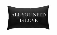 Almohadones 30x50 TROPICAL NEGRO Estampado - DECO OCHENTA
