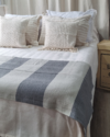 Pie de cama BAMBÚ RAYAS HUITRÚ Varias Medidas - comprar online