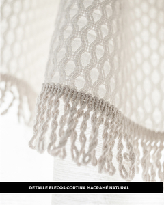 Jgos. Cortinas DISEÑO MACRAMÉ BAHÍA 2.10M - DECO OCHENTA