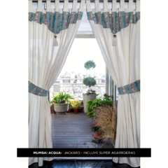 Jgos. Cortinas DISEÑO MUMBAI 2.10M - DECO OCHENTA