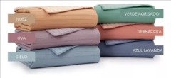 Cubrecamas QUEEN (2 PZAS. 1/2) PALETTE Look Reversibles - DECO OCHENTA