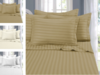 Jgos. Sábanas KING SIZE Cotton Touch Rayas Premium