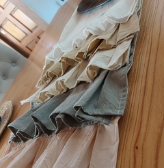 Caminos de mesa TUSOR CON VOLADOS Génova