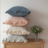 Almohadones 50x50 TUSOR CON VOLADOS Blume